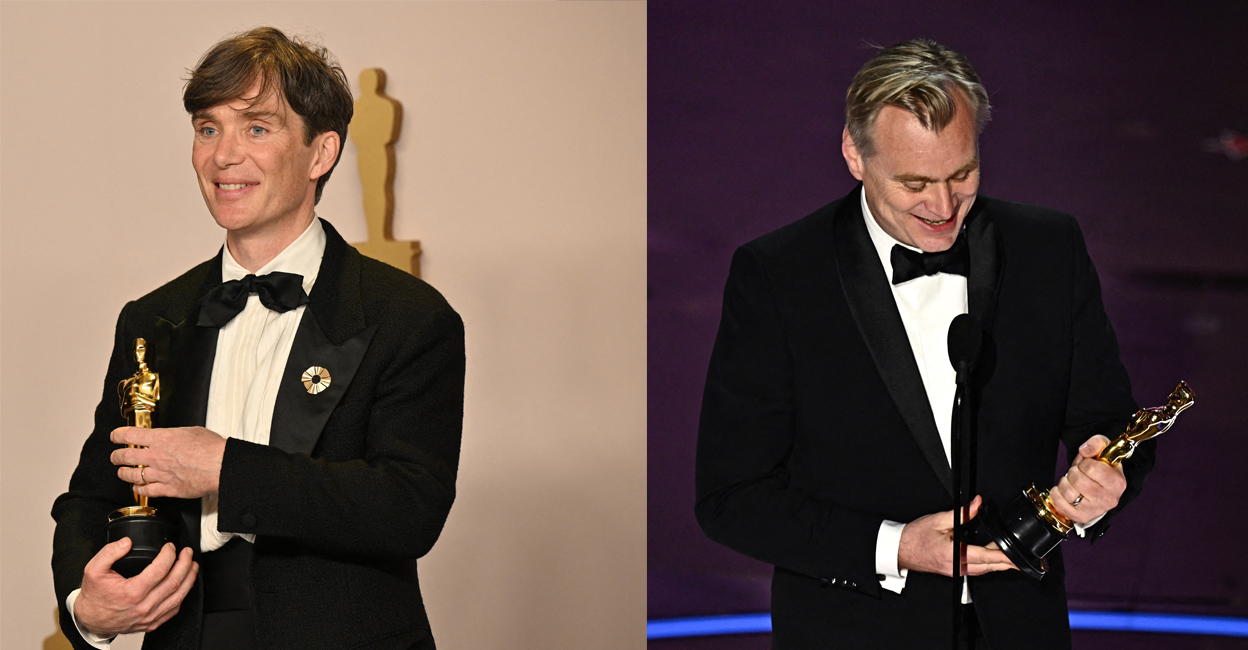 Cillian Murphy, Christopher Nolan. Photo: AFP/Patrik T Fallon