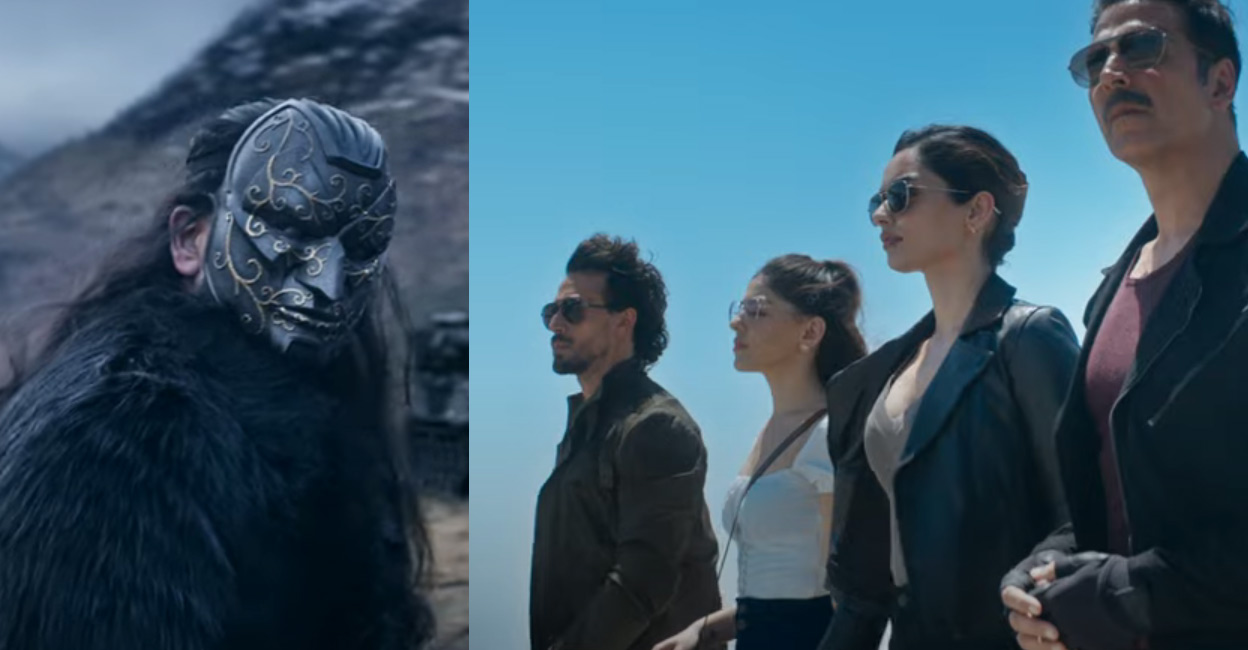 bade-miyan-trailer Akshay Kumar and Tiger Shroff play the lead in the film. Photos | YouTube