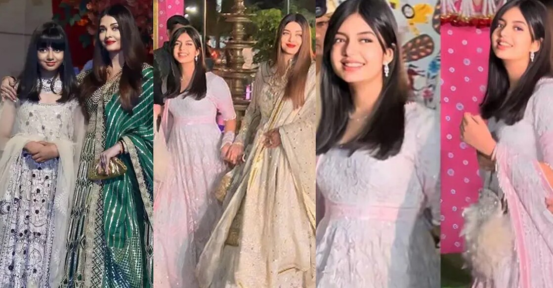 Aishwarya Rai, Aaradhya. Photo: Instagram