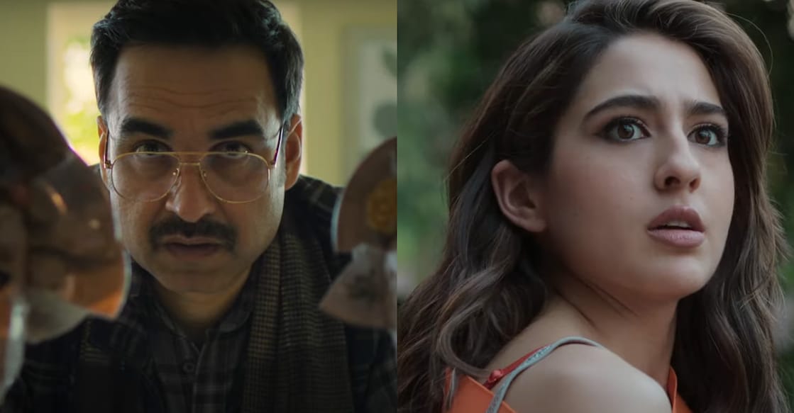 pankaj-tripathi-sara-ali-khan Pankaj Tripathi portrays Assistant Commission of Police Bhavani Singh in the film. Photos | YouTube