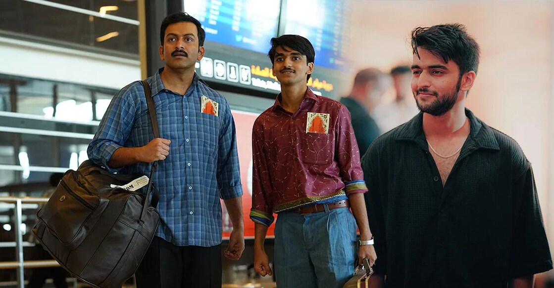 Gokul as Hakim in Aadujeevitham along with Prithviraj. Photo: Instagram