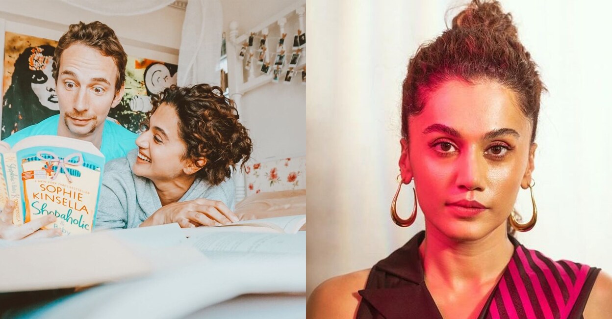 Mathias Boe, Taapsee Pannu. Photo: Instagram