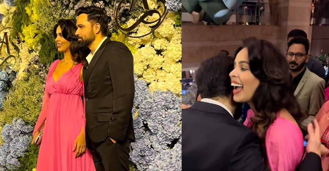 Mallika and Emraan also posed for the paparazzi. Photos | Instagram
