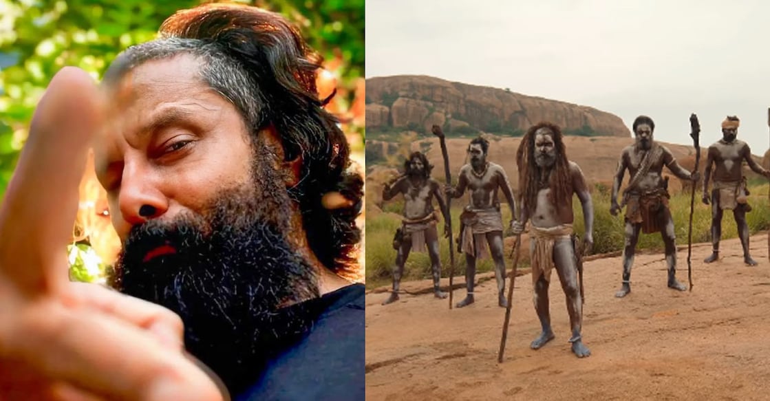 Vikram plays a tribal leader in the movie. Photo | Instagram