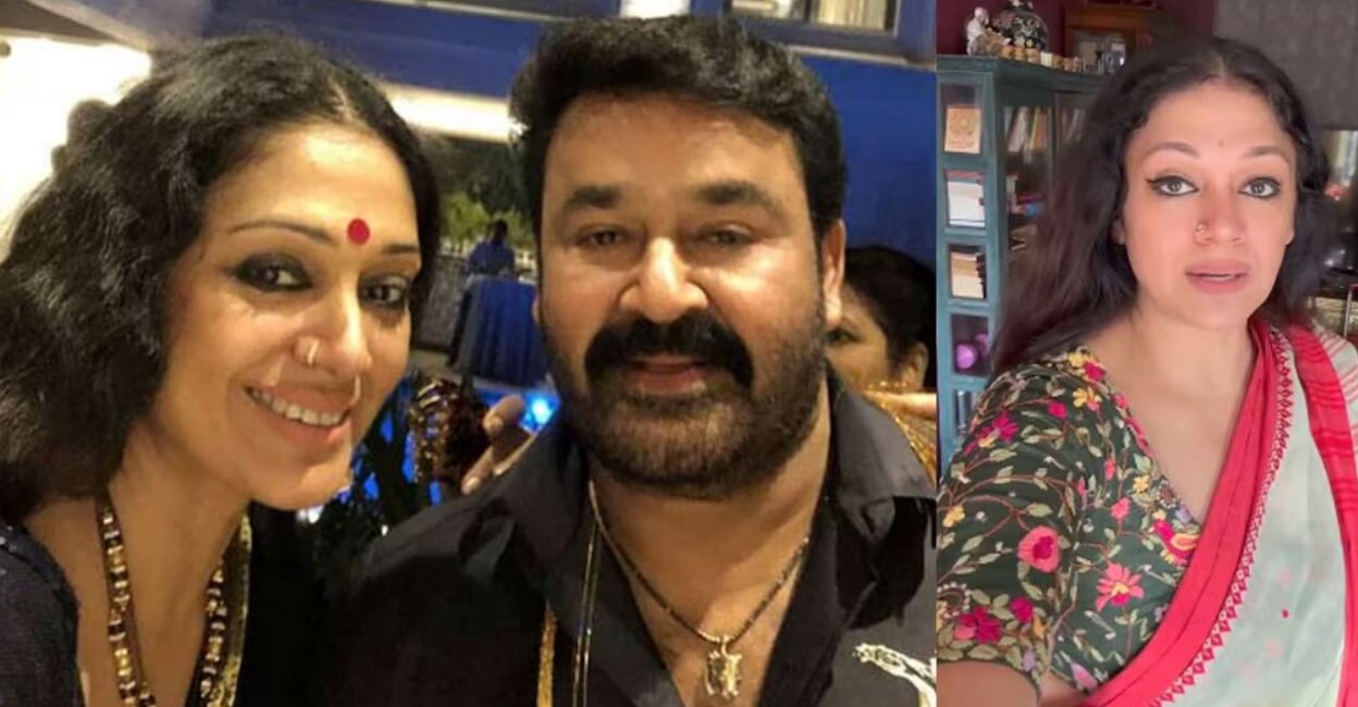 'L360' will be Shobana and Mohanlal's 56th film together. Photos | Facebook