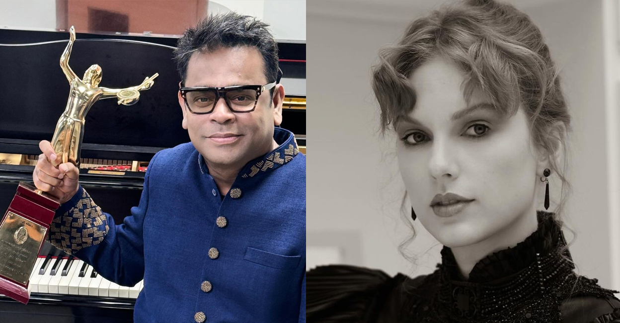 A R Rahman, Taylor Swift. Photo: Instagram