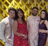 Priyanka Chopra attends brother Siddharth’s roka ceremony with Nick and Maltie