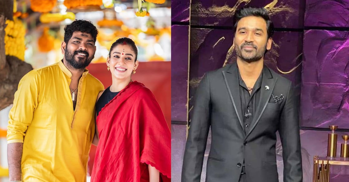 Vignesh Shivan and Nayanthara, Dhanush. Photo: Instagram