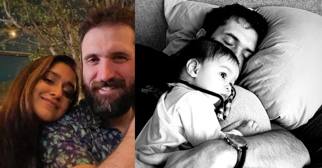 The actor captioned the image: 'My whole world.' Photo | Instagram