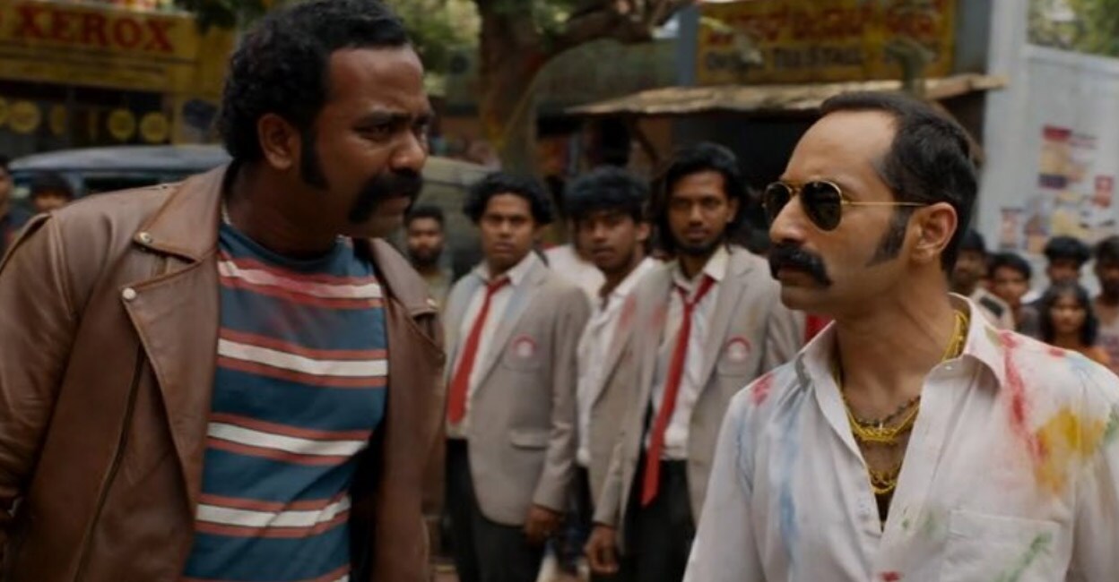 Fahadh Faasil plays Ranga, a gangster in the movie 'Aavesham.' Photo | X