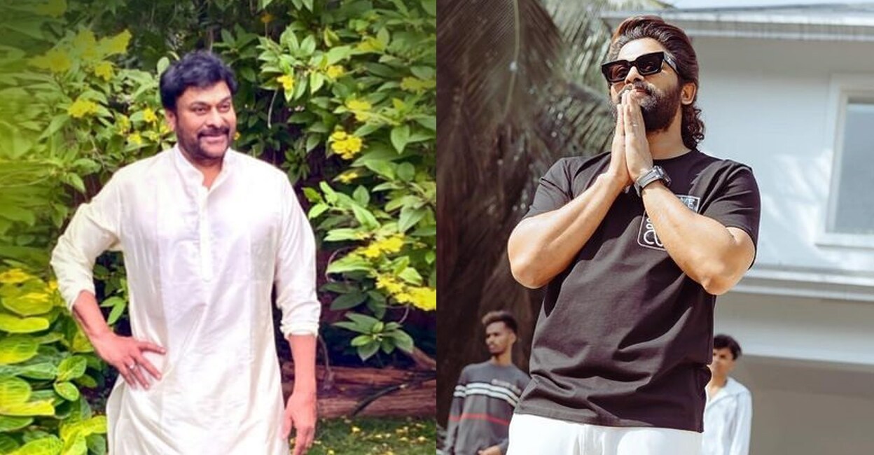 Chiranjeevi, Allu Arjun. Photo: Instagram