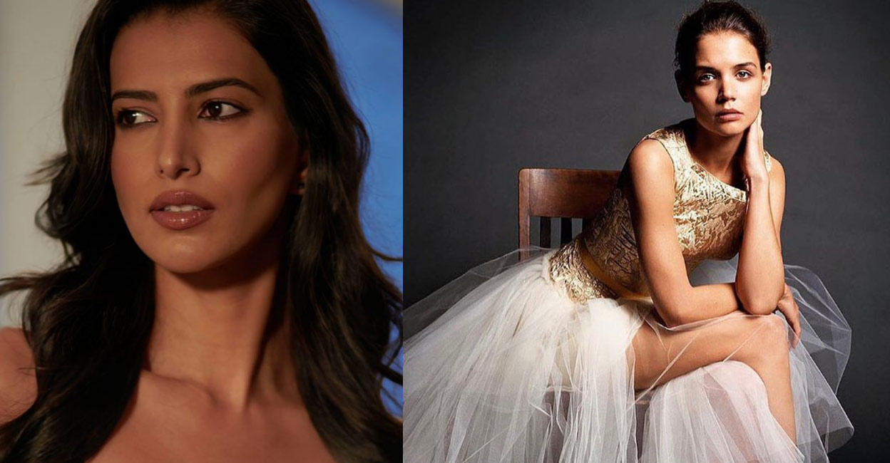 Manasvi (L)won the Miss India World title in 2010. (R) Katie Holmes. Photos | Instagram 