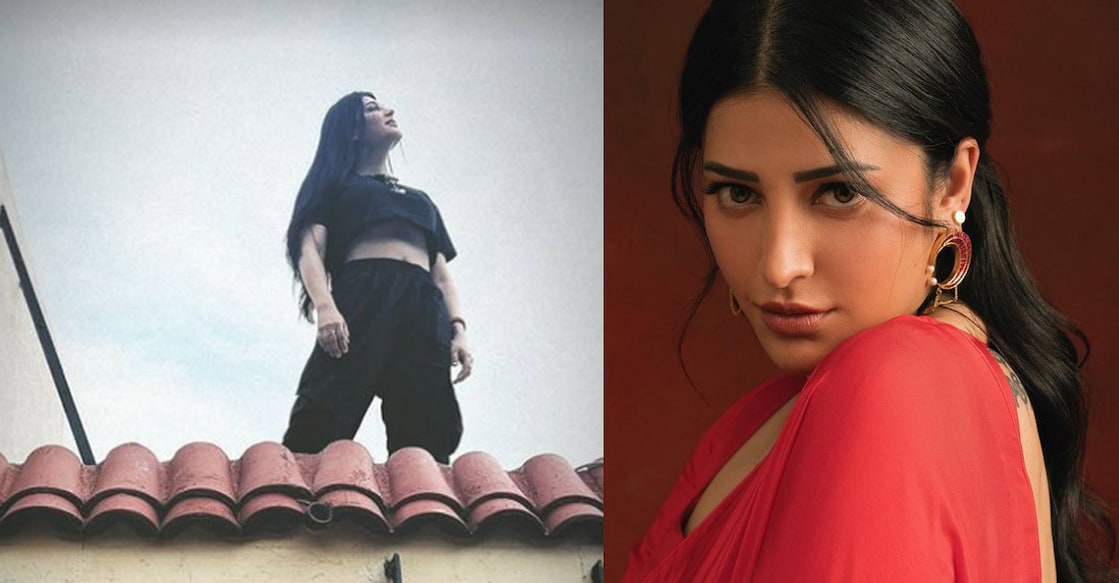 shruthi-haasan-house Shruthi Haasan shared a couple of photos from the rooftop of her Chennai home, where she lived previously.