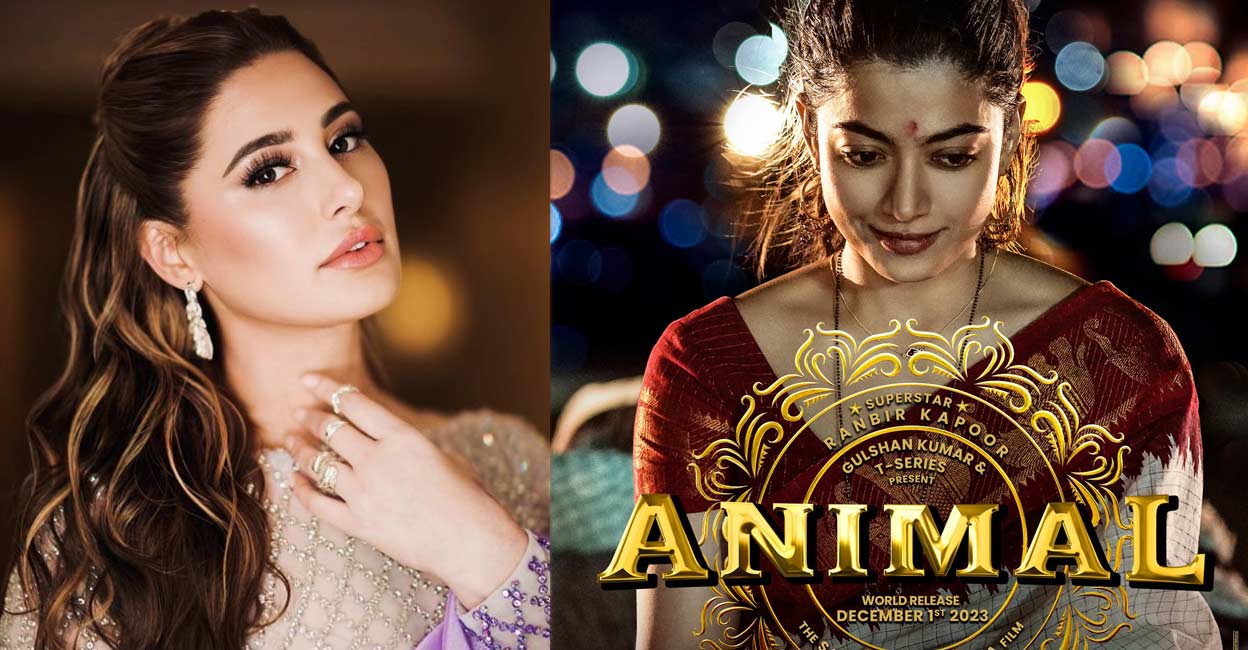 'Animal' features Rashmika Mandanna and Ranbir Kapoor. Photos | Instagram (nargisfakhri)