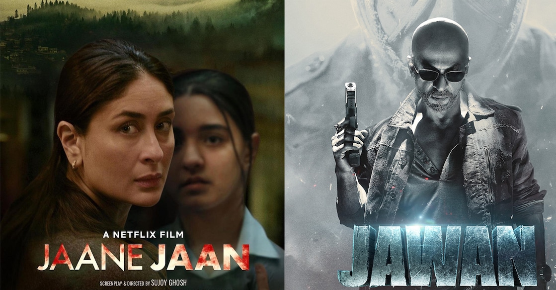 jaane-jaan-jawan Posters of 'Jaane Jaan', 'Jawan'. Photo: IMDb
