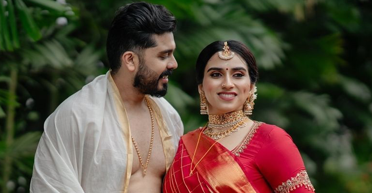 Malavika and Navaneeth. Photo: Instagram/_whiteline_photography_