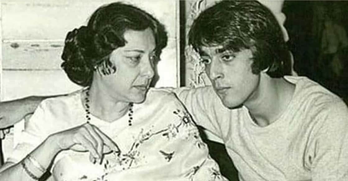 Sanjay Dutt and Nargis. Photo: Instagram