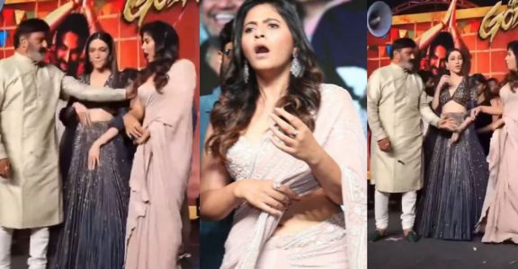 Netizens furious as Nandamuri Balakrishna shoves actor Anjali during 'Gangs  of Godavari' event | Onmanorama