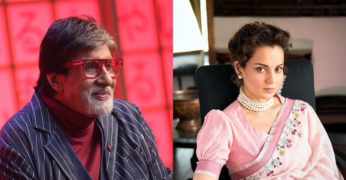 Amitabh Bachchan, Kangana Ranaut. Photo: Instagram