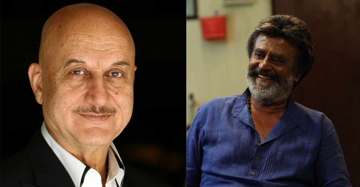 Anupam Kher, Rajinikanth. Photo: IMDb