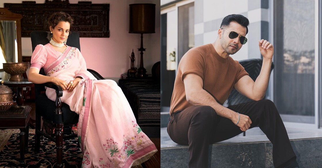 Kangana Ranaut, Varun Dhawan. Photo: Instagram