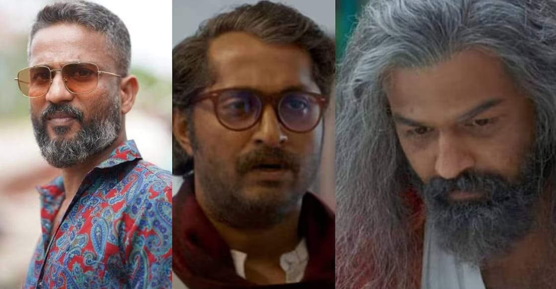 Ronex Xavier, Dhyan and Pranav in 'Varshangalkku Shesham'