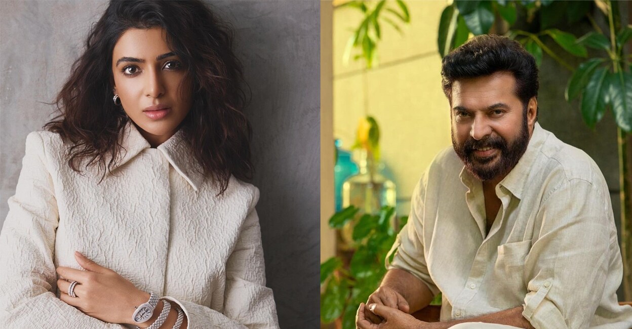 Samantha, Mammootty. Photo: Instagram