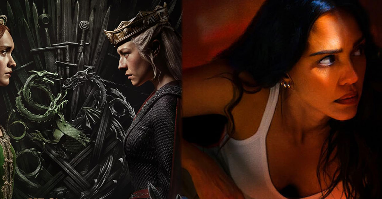 Posters of 'House of Dragon' and 'Trigger Warning'. Photos | Imdb