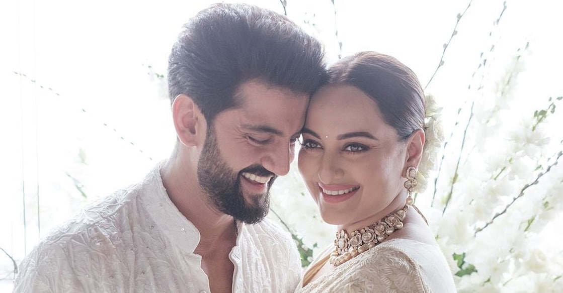 Sonakshi Sinha and Zaheer Iqbal. Photo: Instagram
