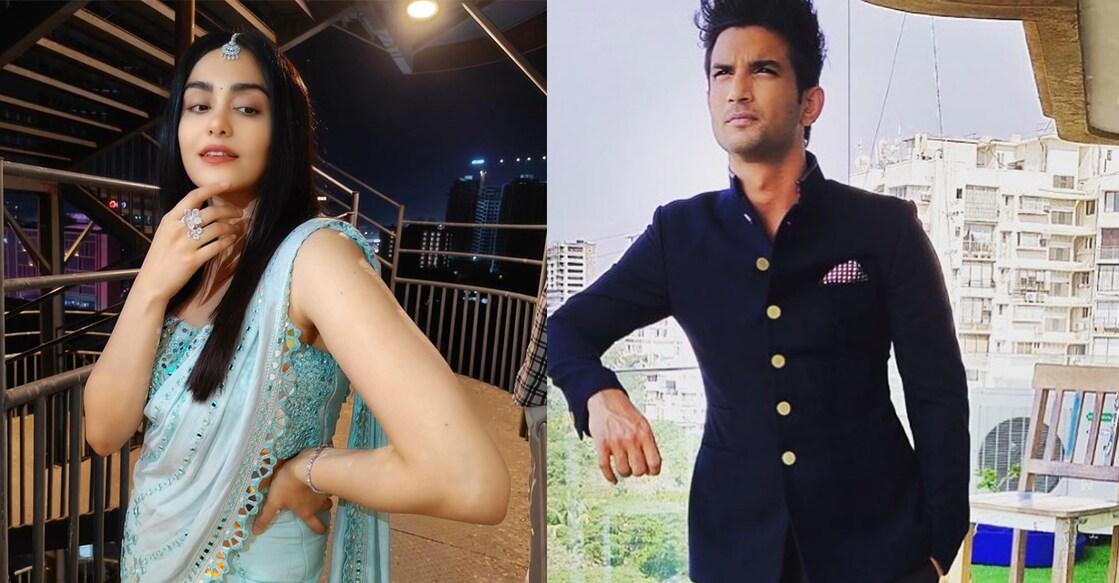 Adah Sharma, Sushant Singh Rajput. Photo: Instagram