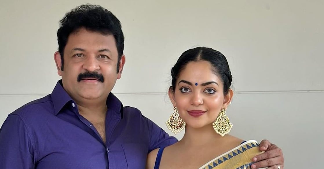 krishnakumar-ahaana Krishnakumar, Ahaana Krishna. Photo: Instagram