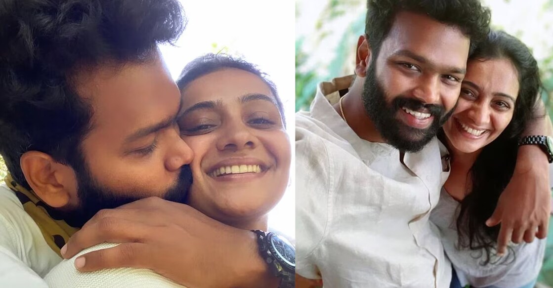 Meera and her husband Vipin Puthiyankam. Photo: Instagram