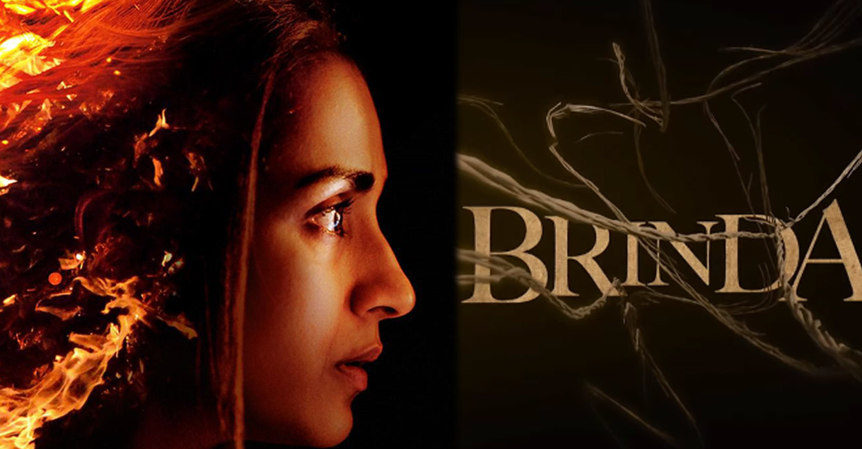 brinda-trisha Trisha in 'Brinda'. Photo | SonyLiv