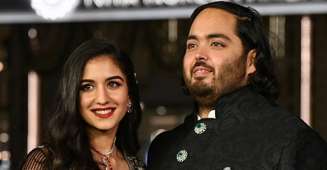 Anant Ambani and Radhika Merchant. Photo: AFP