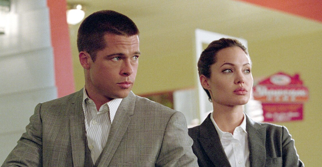 Brad Pitt and Angelina Jolie in 'Mr. & Mrs. Smith'. Photo: IMDb