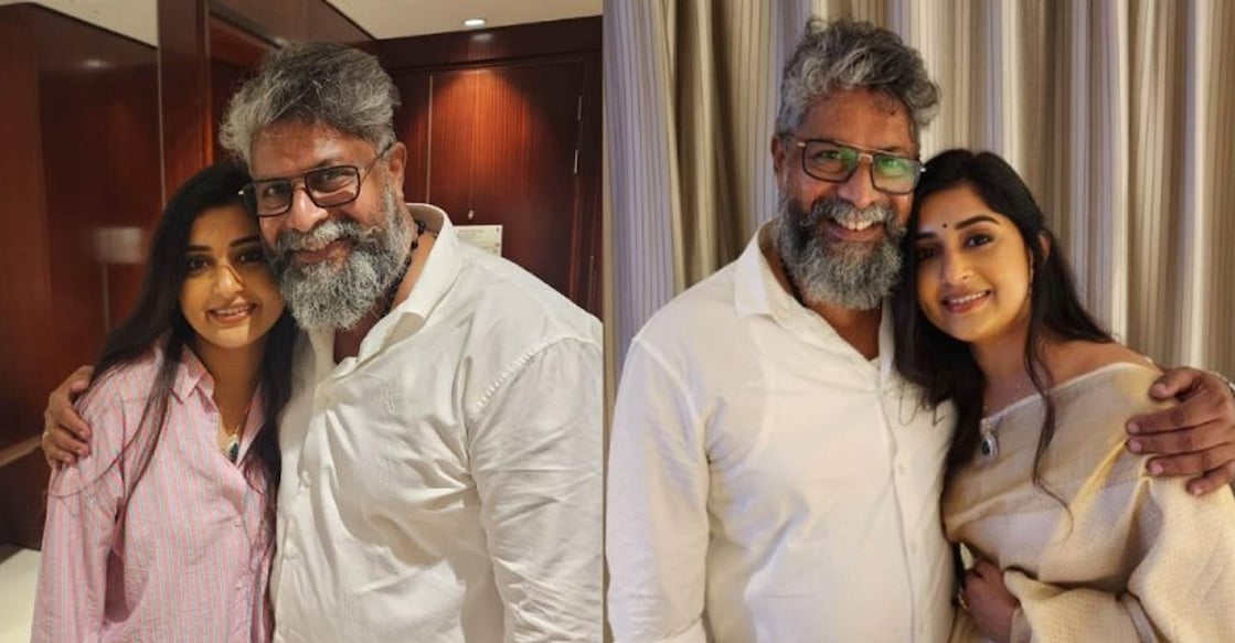 Irshad Ali, Meera Jasmine. Photo: Instagram