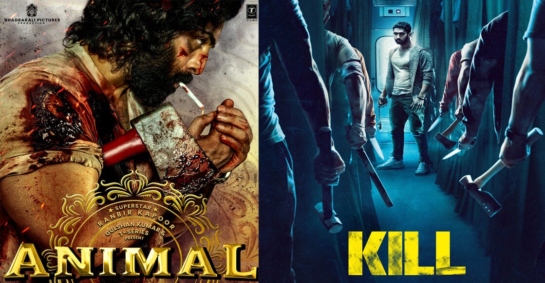 Posters of 'Animal', 'Kill'. Photo: IMDb