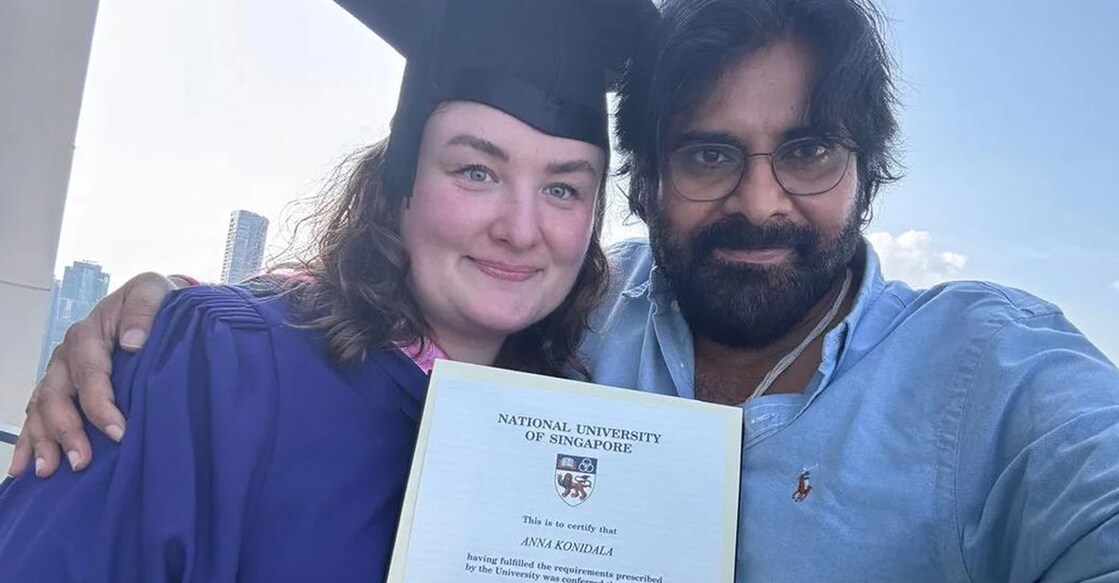 Pawan Kalyan and wife. Photo: Instagram/pawankalyan_addicts_