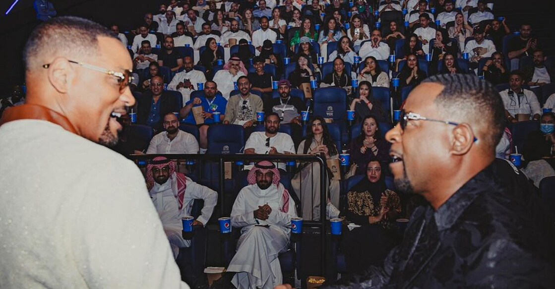 Will Smith and Martin Lawrence at a theatre in Saudi Arabia. Photo: Instagram/willsmith