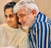 Shalini's hospital photo with husband Ajith Kumar concerns fans
