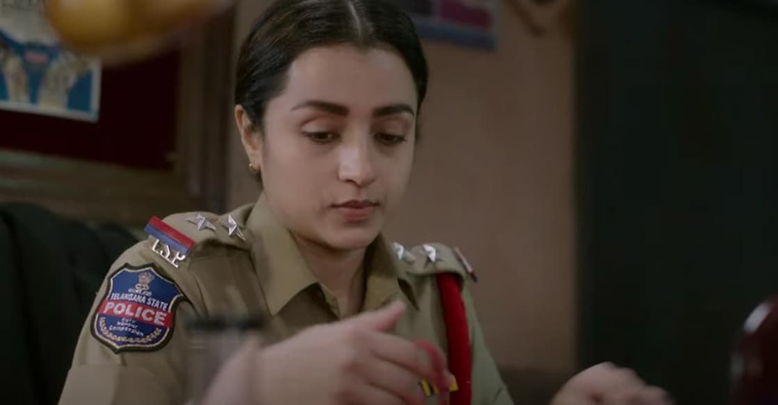 brinda-trisha-cop Trisha plays the titular role in the movie. Photo: Imdb