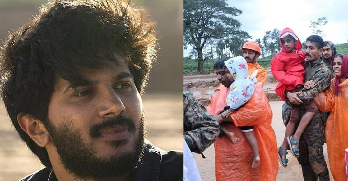 Dulquer has contributed Rs 15 lakh for relief measures. Photo: Facebook, Manorama