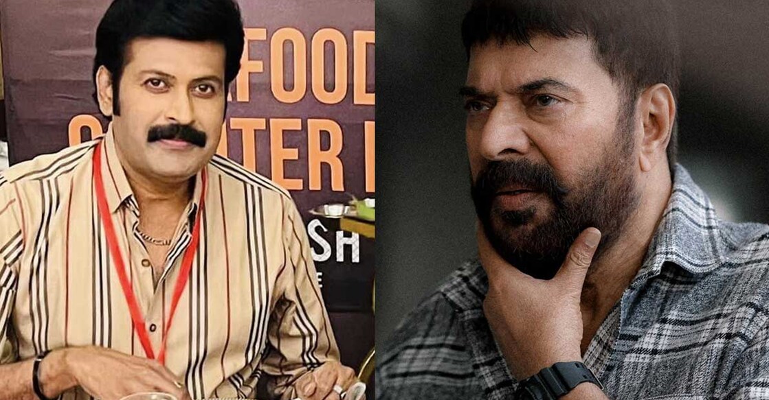 Manoj K Jayan, Mammootty. Photo: IMDb