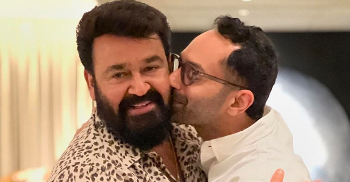 Mohanlal, Fahadh Faasil. Photo: Instagram