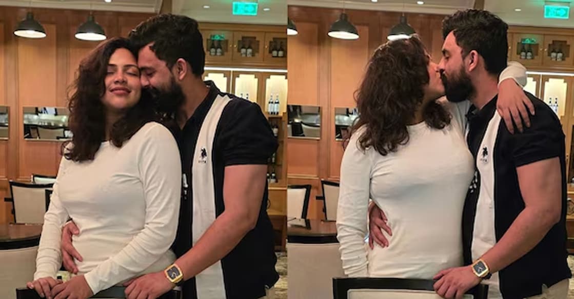 Amala Paul and Jagat Desai. Photo: Instagram