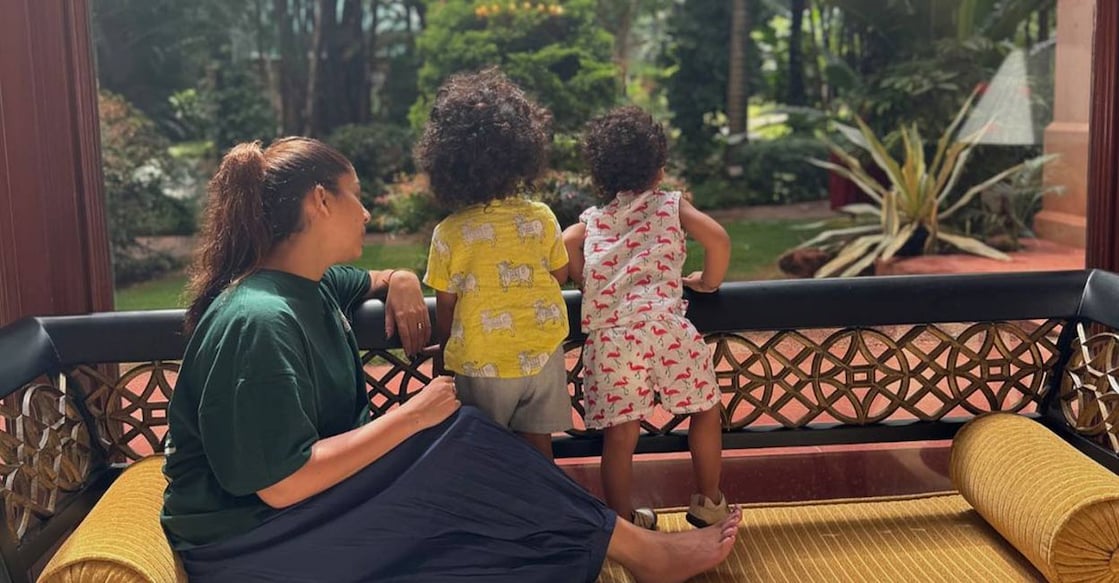nayanthara-kids Nayanthara with Uyir and Ulag. Photo: Instagram/nayanthara