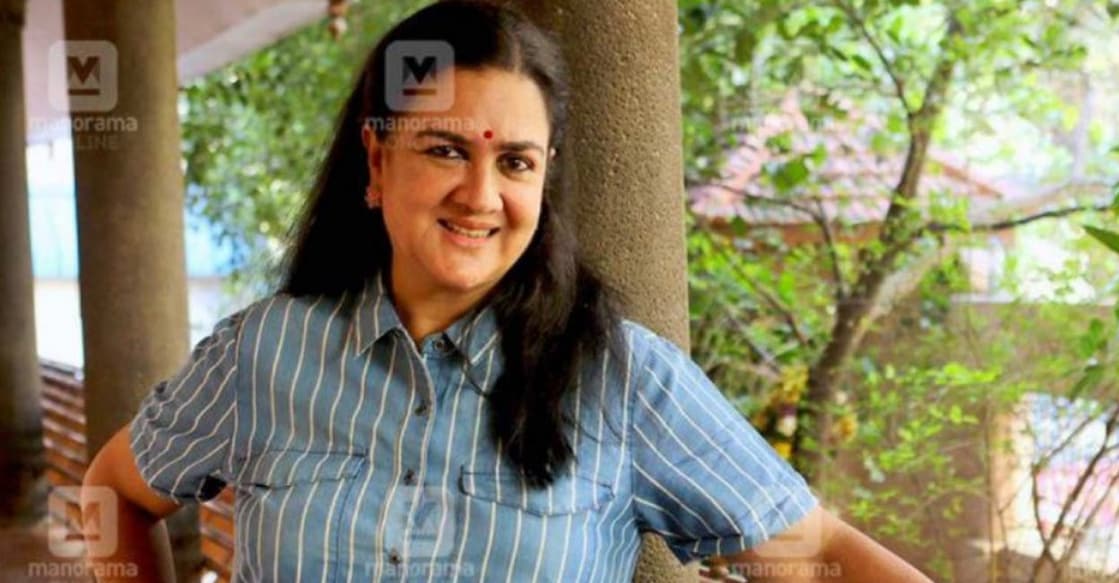 urvashi-state-award Urvashi won her sixth state film award for her performance in 'Ullozhukku'. Photo: Manorama