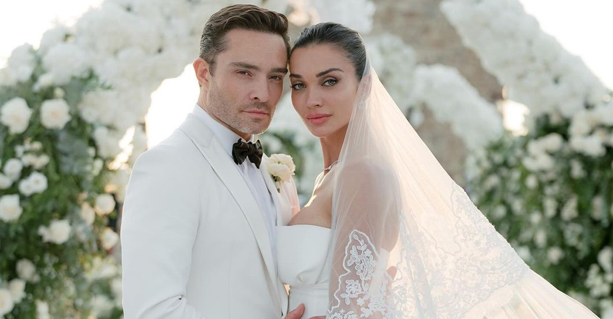 Amy Jackson and Ed Westwick Amy Jackson and Ed Westwick. Photo: Instagram