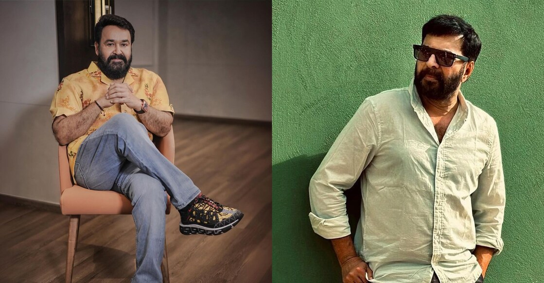 Mohanlal, Mammootty. Photo: Instagram