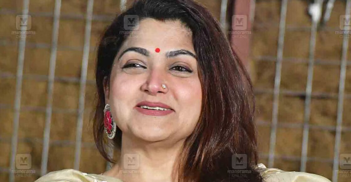 Khushbu had previously spoken about the abuse she faced from her father. File photo:Josekutty Panackal / Manorama